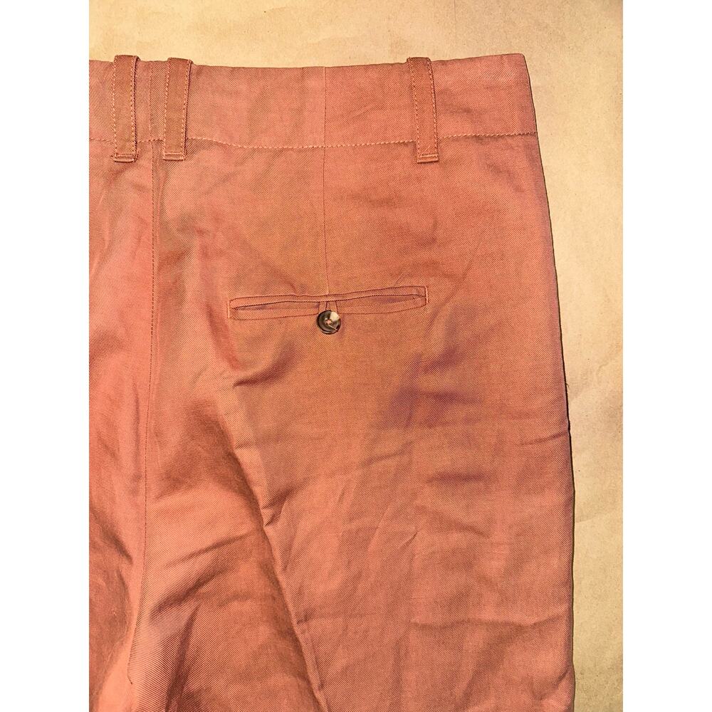Vince Terracotta Linen Blend Tapered Ankle TrousersCareer 10 - Picture 7 of 9